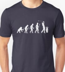 Funny Evolution Of Golf Unisex T-Shirt