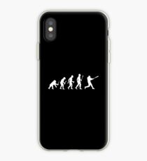 Baseball Evolution Funny T Shirt iPhone Case