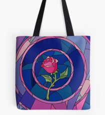 Glass Rose Tote Bag