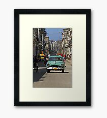 Street scene, Havana, Cuba Framed Print