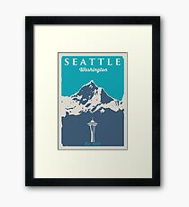 Seattle Washington. Framed Print