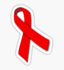 Red Ribbon Sticker