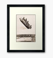 German Industrial Power via Self Explosion Framed Print