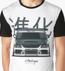Lancer Evo IX (white) Graphic T-Shirt