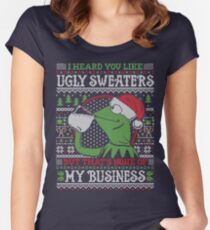 I Heard You Like Ugly Sweaters Women's Fitted Scoop T-Shirt