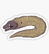White-Eyed Moray Sticker
