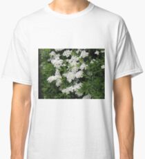 Pretty White Spirea Blossoms Classic T-Shirt
