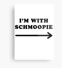 Gillian anderson im with schmoopie Metal Print