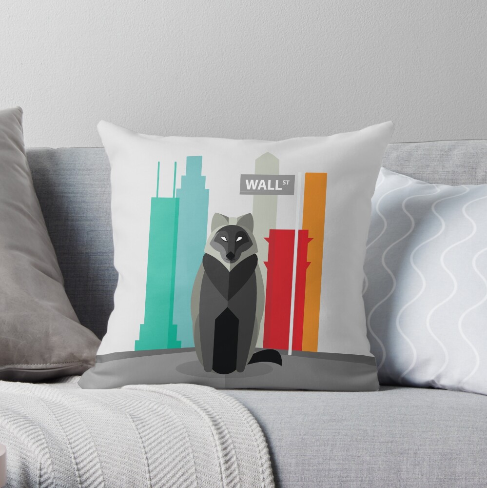 The Wolf of Wall Street Throw Pillow