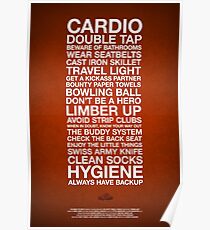 Zombieland — The Rules Poster