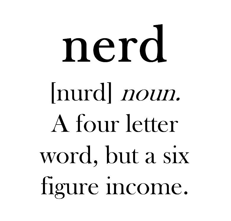 "Nerd Definition" by jnlovett Redbubble