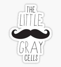 Poirot - The Little Gray Cells Sticker