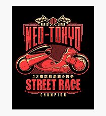 Neo-Tokyo Street Racing Champion Photographic Print
