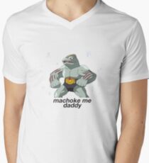 Machoke Me Daddy Men's V-Neck T-Shirt