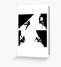 Rock Climbing Greeting Card