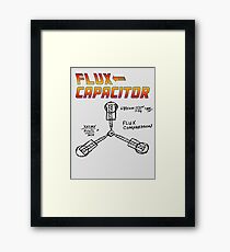 FLUX CAPACITOR Framed Print