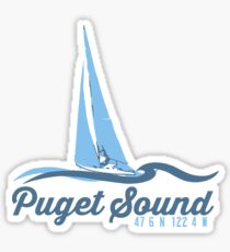 San Juan Islands. Sticker