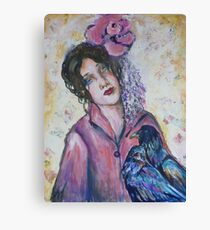 The Ravens and the Rose Canvas Print