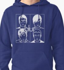 Blur (White) Pullover Hoodie