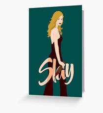 Slay Buffy Greeting Card