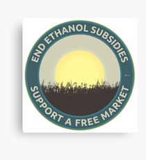 End Ethanol Subsidies Canvas Print