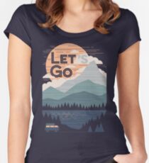 Let's Go Women's Fitted Scoop T-Shirt