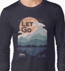 Lass uns gehen Langarmshirt