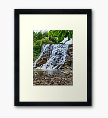 Ithaca Falls Framed Print