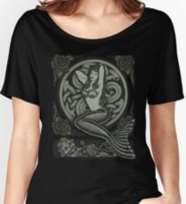 Vintage Classic Pinup Mermaid Women's Relaxed Fit T-Shirt