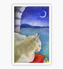 Castle Cat Sticker