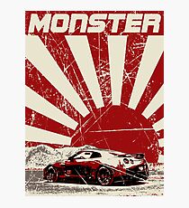 Lámina fotográfica Monstruo Nissan GTR