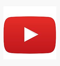 Youtube Play Button Photographic Print