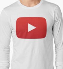 Youtube Play Button Long Sleeve T-Shirt