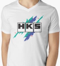 HKS Vintage Men's V-Neck T-Shirt