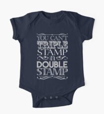 Triple Stamp Dark One Piece - Short Sleeve