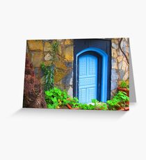 Mavi Kapı Greeting Card