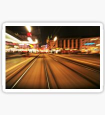 Speedy Night Stripes Sticker