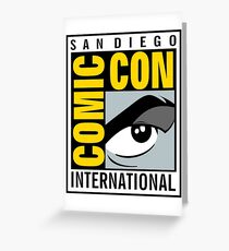 Comic Con Greeting Card