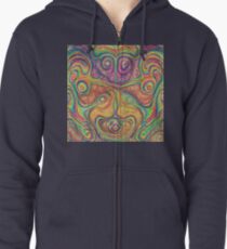 Alien deep dreams Zipped Hoodie