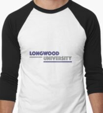Longwood Simple Font Design Men's Baseball ¾ T-Shirt