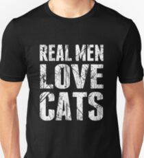Real Men Love Cats Slim Fit T-Shirt