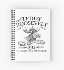Cuaderno de espiral Teddy Roosevelt Bull Moose Party 1912 Campaña presidencial