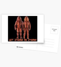 Let Zygons Be Zygons Postcards