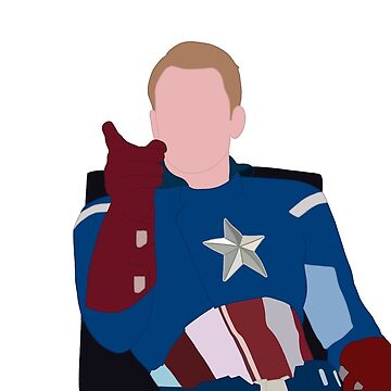 Captain america on sale t shirt redbubble