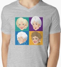 Freunde & Vertraute T-Shirt mit V-Ausschnitt für Männer