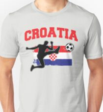 Kroatien Fußball / Fußball Slim Fit T-Shirt