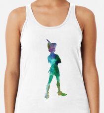 Peter Pan in Aquarell Racerback Tank Top