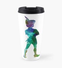 Peter Pan in Aquarell Thermobecher