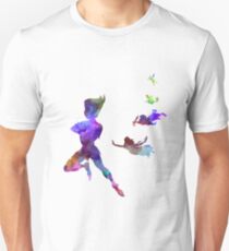 Peter Pan in Aquarell Unisex T-Shirt