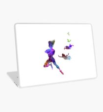 Peter Pan in watercolor Laptop Skin